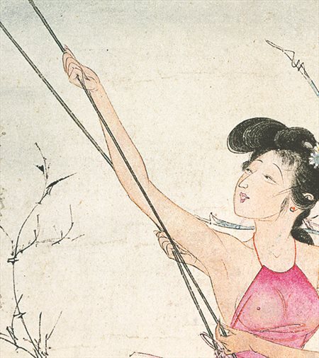 珠山-胡也佛的仕女画和最知名的金瓶梅秘戏图